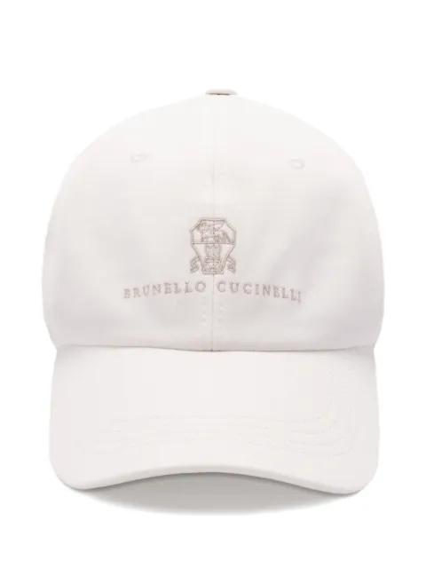 logo-embroidered peak cap by BRUNELLO CUCINELLI