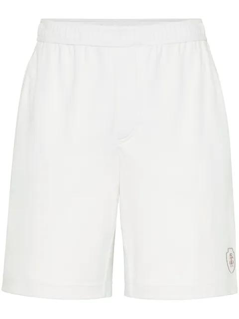 logo-embroidered shorts by BRUNELLO CUCINELLI