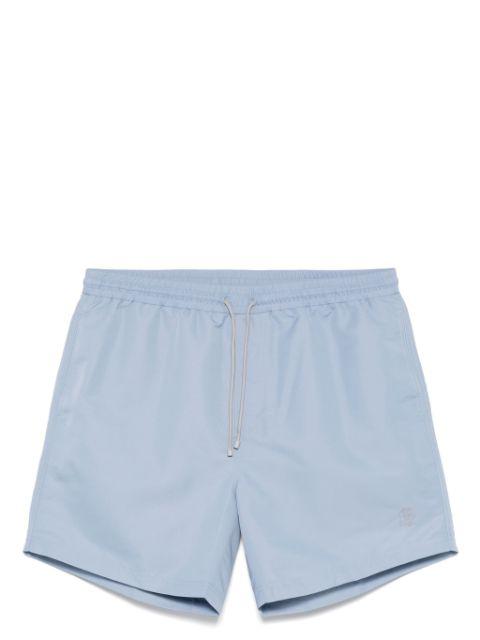 logo-embroidered swim shorts by BRUNELLO CUCINELLI