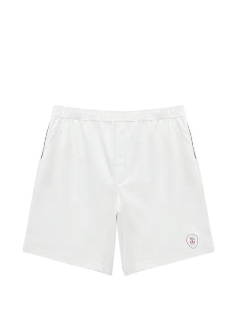 logo-embroidered tennis shorts by BRUNELLO CUCINELLI