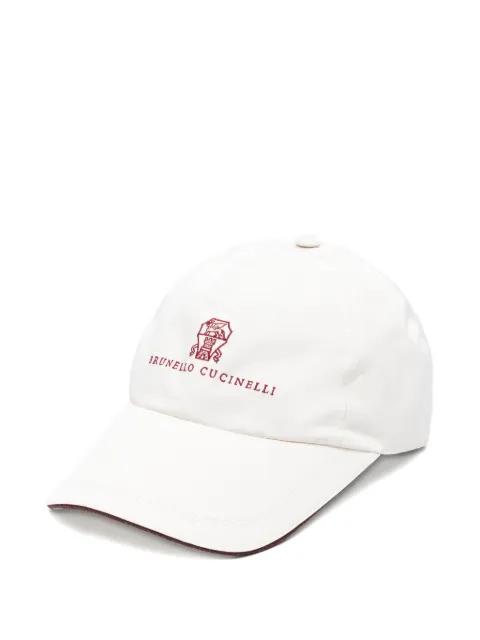 logo embroidery cap by BRUNELLO CUCINELLI