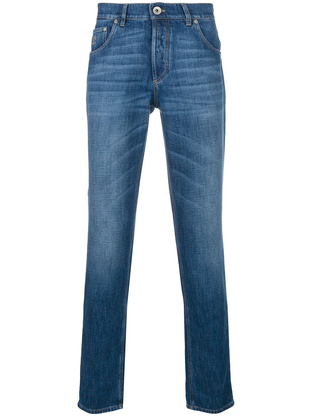 logo-patch jeans by BRUNELLO CUCINELLI