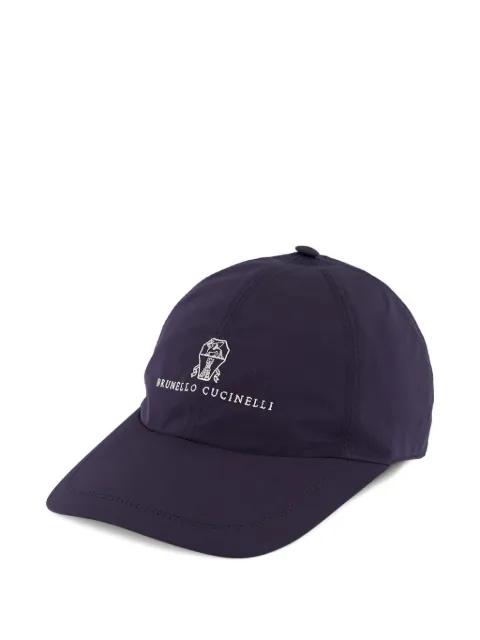 logo-print baseball cap by BRUNELLO CUCINELLI