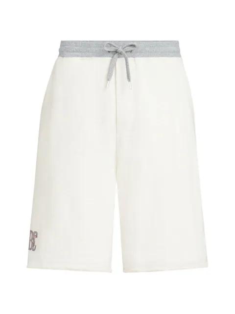 logo-print track shorts by BRUNELLO CUCINELLI