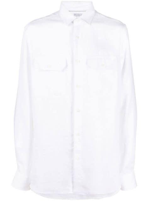 long-sleeve button-up shirt by BRUNELLO CUCINELLI