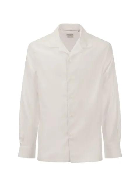 long-sleeve camp-collar shirt by BRUNELLO CUCINELLI