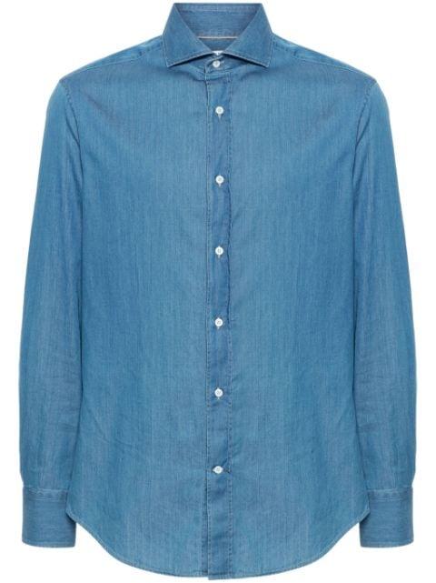 long-sleeve cotton shirt by BRUNELLO CUCINELLI
