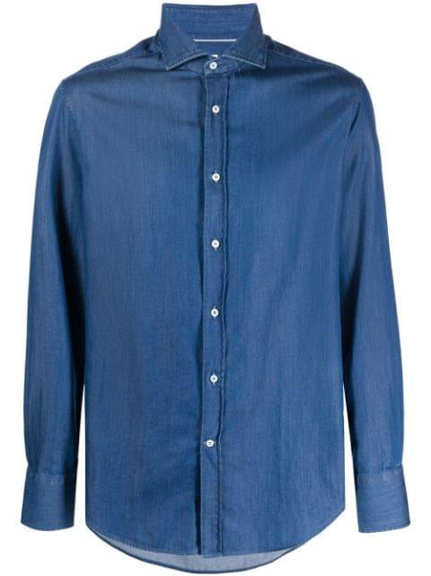 long-sleeve denim shirt by BRUNELLO CUCINELLI