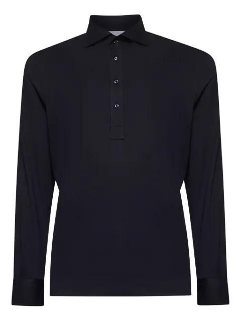 long-sleeve polo shirt by BRUNELLO CUCINELLI