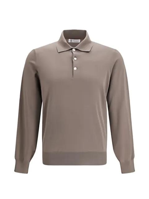 long-sleeve polo shirt by BRUNELLO CUCINELLI