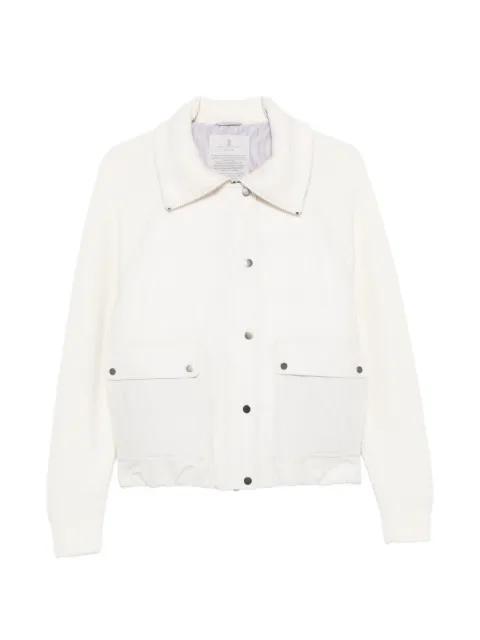 long-sleeve quilted jacket by BRUNELLO CUCINELLI