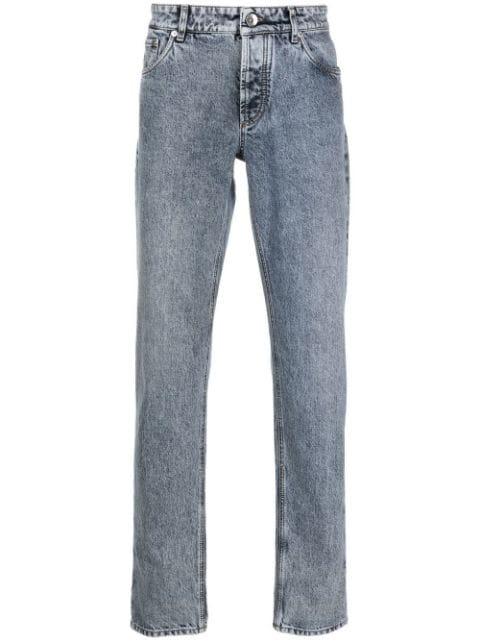 low-rise slim-cut jeans by BRUNELLO CUCINELLI