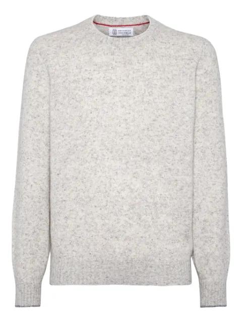 mélange-effect sweater by BRUNELLO CUCINELLI