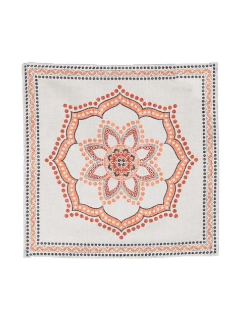 mandala pattern silk pocket square by BRUNELLO CUCINELLI