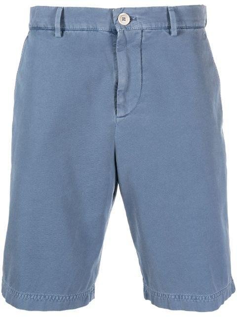 mid-rise cotton shorts by BRUNELLO CUCINELLI