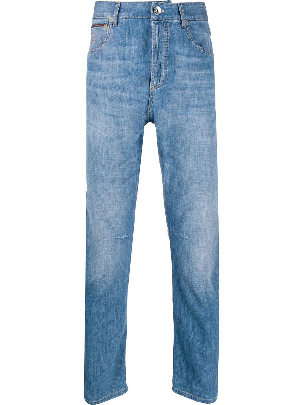 mid-rise straight jeans by BRUNELLO CUCINELLI