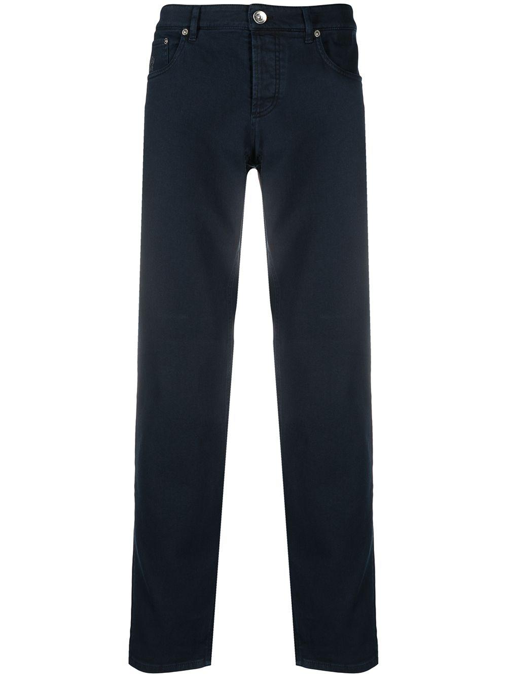 mid-rise straight-leg jeans by BRUNELLO CUCINELLI