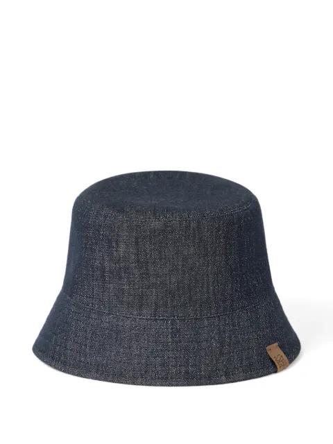 monili denim bucket hat by BRUNELLO CUCINELLI