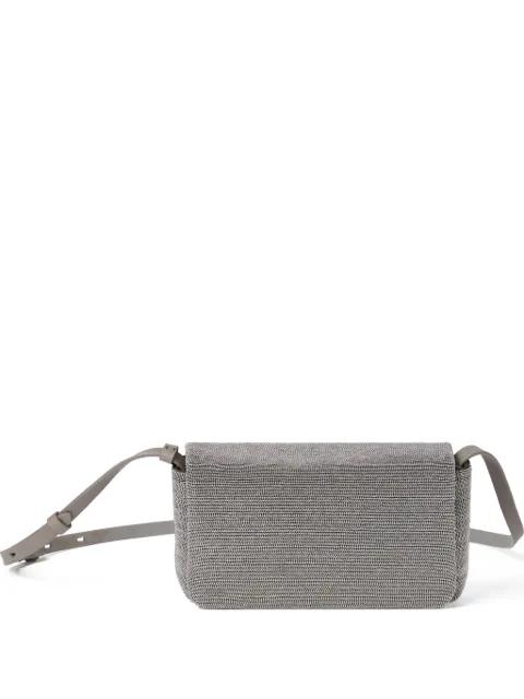 monili-embroidered crossbody bag by BRUNELLO CUCINELLI