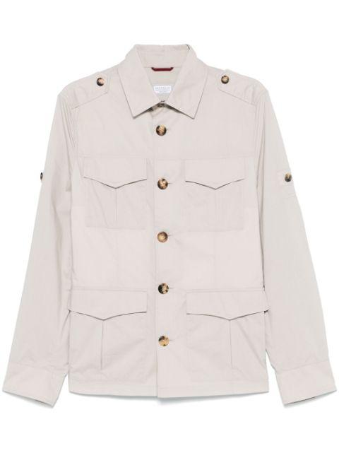 multi-pocket jacket by BRUNELLO CUCINELLI
