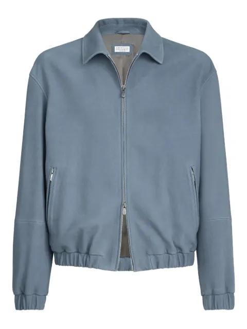 nubuck outerwear jacket by BRUNELLO CUCINELLI