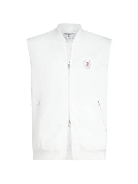 nylon vest with logo by BRUNELLO CUCINELLI
