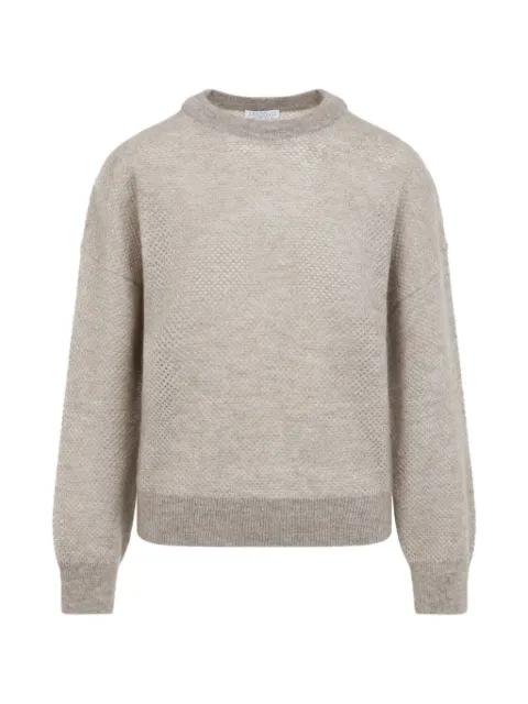 open-knit sweater by BRUNELLO CUCINELLI
