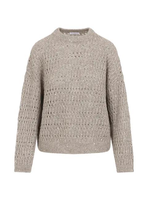 open knit sweater by BRUNELLO CUCINELLI
