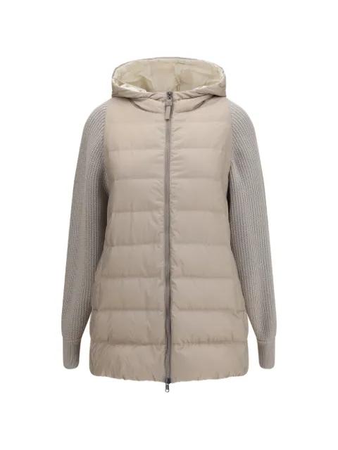 padded panelled jacket by BRUNELLO CUCINELLI