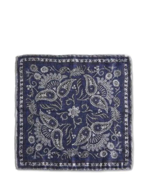 paisley-print square scarf by BRUNELLO CUCINELLI