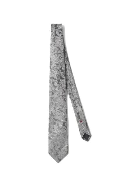 paisley silk tie by BRUNELLO CUCINELLI
