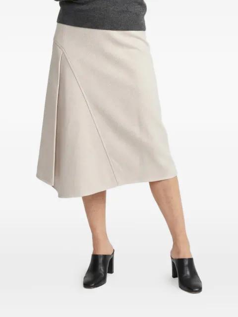 panelled asymmetric skirt by BRUNELLO CUCINELLI