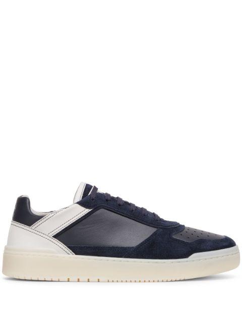panelled leather sneakers by BRUNELLO CUCINELLI