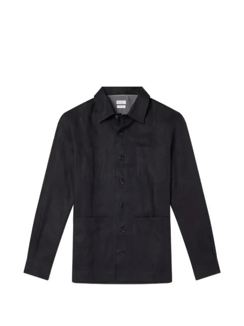 patch-pocket buttoned shirt by BRUNELLO CUCINELLI
