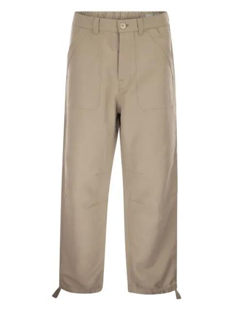patch-pocket drawstring trousers by BRUNELLO CUCINELLI