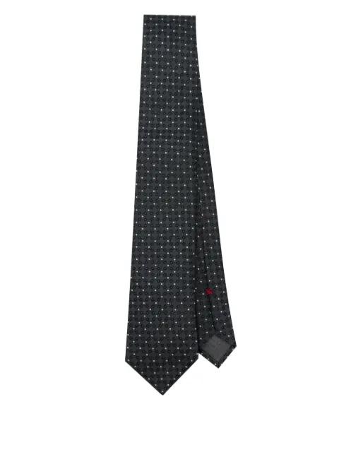 patterned-jacquard tie by BRUNELLO CUCINELLI