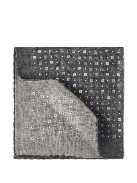patterned pocket square by BRUNELLO CUCINELLI