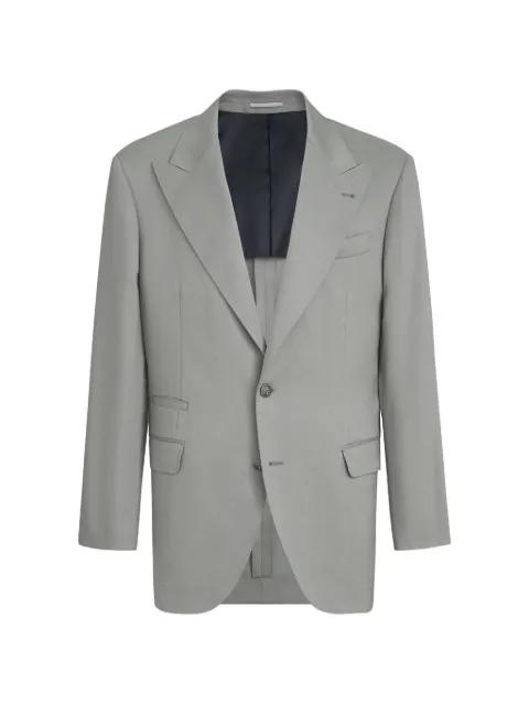 peak-lapel blazer by BRUNELLO CUCINELLI