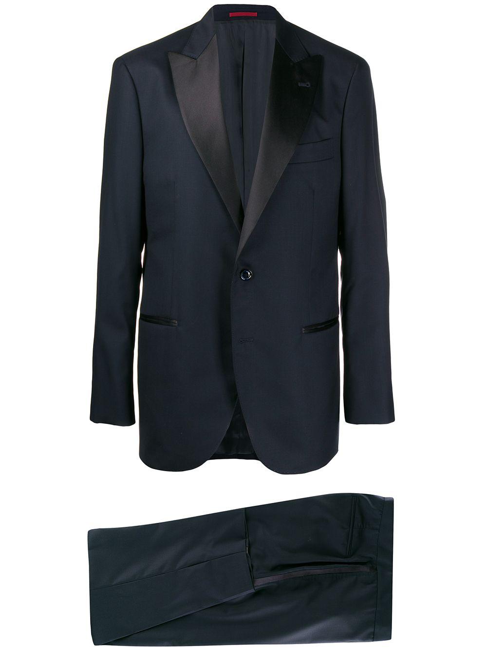 peak-lapel suit by BRUNELLO CUCINELLI
