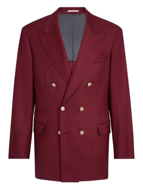 peak-lapels blazer by BRUNELLO CUCINELLI