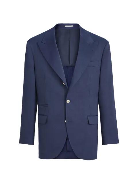 peak-lapels blazer by BRUNELLO CUCINELLI