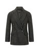 pinstripe double-breasted jacket by BRUNELLO CUCINELLI