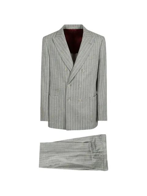 pinstripe double-breasted suit by BRUNELLO CUCINELLI