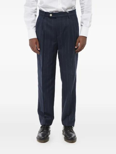 pinstripe pleated trousers by BRUNELLO CUCINELLI