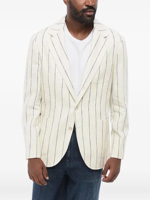 pinstripe single-breasted blazer by BRUNELLO CUCINELLI