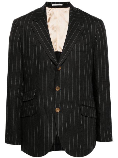 pinstripe virgin wool blazer by BRUNELLO CUCINELLI