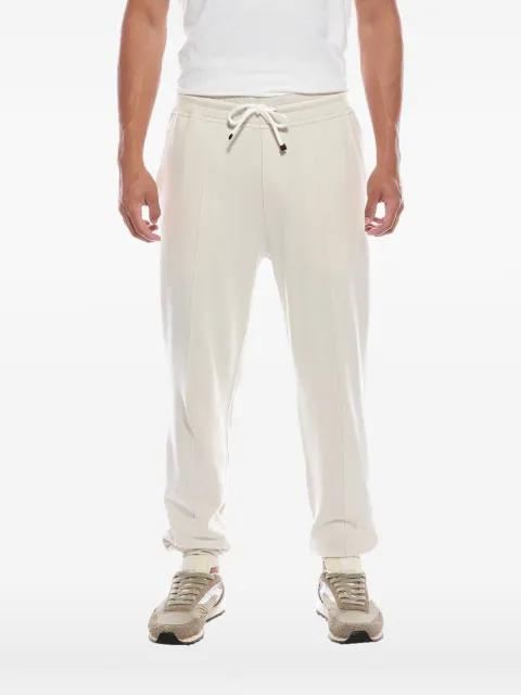 pintuck drawstring track pants by BRUNELLO CUCINELLI