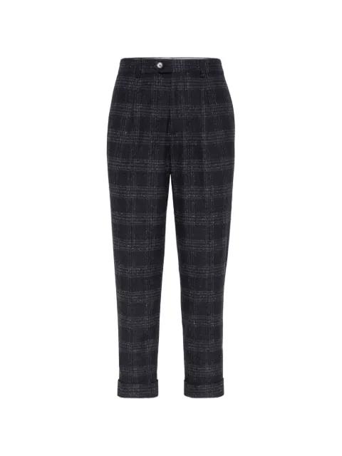 plaid tailored trousers by BRUNELLO CUCINELLI