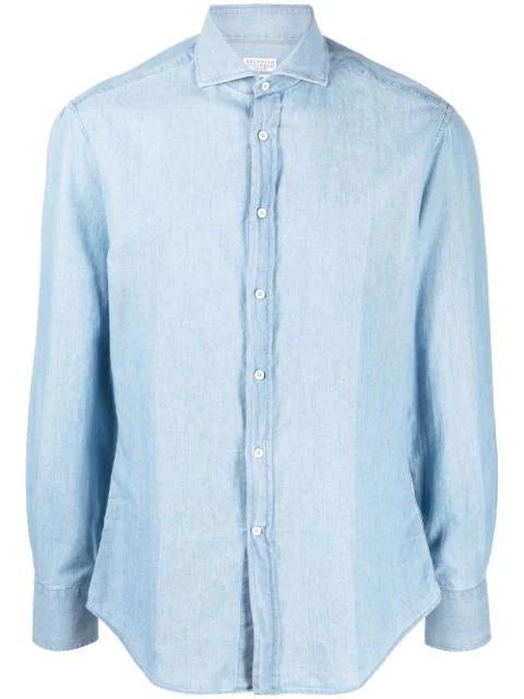 plain button-down shirt by BRUNELLO CUCINELLI