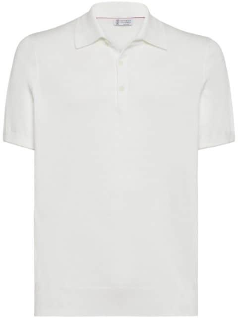 plain button polo shirt by BRUNELLO CUCINELLI